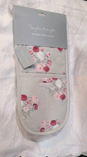 All56100 Sophie Allport Ftpeonyft Double Oven Glove New