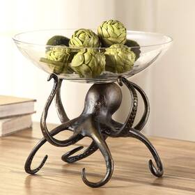 34064 Spi Octopus Bowl Brown
