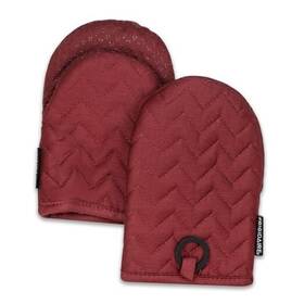 2predfrd Splash Home Kelly 2-pack Cotton And Neoprene Mini Oven Mitts Heat Resistant 5.25 Inch X8 Red