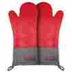Spm9312035017 Beaumont Oven Mitts Silicone Gloves Set Potholder 15 Xtra Long Heat Resistant Canvas