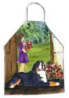 Ss8535apron  Carolines Treasures Little Girl With Her Bernese Mountain 705332013512