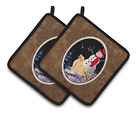 Ss8579pthd Carolines Treasures Golden Retriever Potholder Set Of Caroline 638508362599