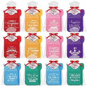 Xue-sunnychicc-1999 Sunnychicc 60 Pcs 12 Set Christmas Neighbor Gifts Pot Holder With Pocket Silic