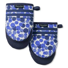 Sur La Table 028332837187 Kitchen Essentials Fresh Blueberries Fruit Mini Oven Mitt 2-pack Set Heat Re