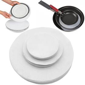 Sybdzswj 763559855100 Ceramic Plate Separator Pads 36 Felt Protectors 10/6/4.5 Inch Washable Reusable