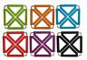 T068-p Tenta Kitchen Silicone And Stainless Steel Hot Pot Suqare Trivets