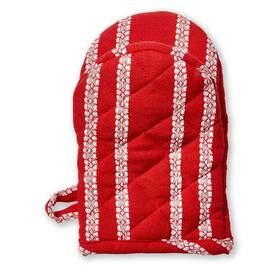 G20508 Tag Half Oven Mitt Enchanting Red Stripe