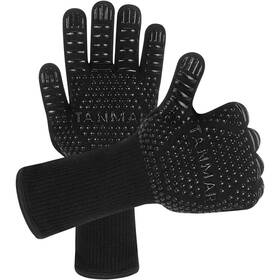 1472 Tanmar 757233007602 Bbq Grill Gloves F Extreme Heat Resistant Grilling Black