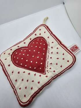 80191 Taylor & Ng San Francisco Vintage Rare And Valentine French Pot Holder Je Tftaime Mon Petit Chou