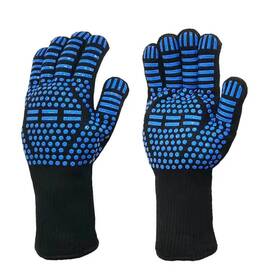 1472 Thankmeet 741365398851 13.77ftft Heat-resistant Grill Gloves F/800 C Fireproof Oven With Anti-slip