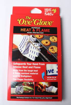 2136350100 The Ove Glove Heat And Flame Hand Protection Non Slip Ej1 White One Size