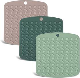 7qy3kkbgk Thinp 3 Pack Silicone Pot Holders Trivet Mats Hot Pads