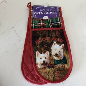Thistle 031504708432 Double Oven Mitt With Westies
