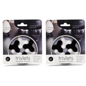 Three By Three Seattle 839383019695 Trivlets Set Of 12 Heat-resistant Silicone Trivets