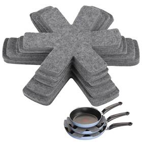 Tideme 753448038394 40 Pcs Pot And Pan Protectors Felt Dividers For Stacking 10-15 Inches 5 S