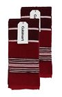 Tk21094 Cuisinart Cotton Terry Absorbent Kitchen Towels Horizontal Stripe 042887288799