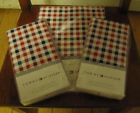 Tommy Hilfiger New Tablecloth Red White And Blue Checked 60 X 84 8 Napkins 710465356016