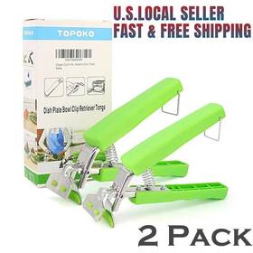 11252020-242561 Topoko 2pcs Gripper Clip Moving Hot Plate Bowls Food Out For Instant Pot Microwave Oven
