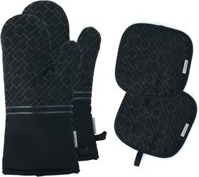 572f Tormays 313021269227 4pcs Oven Mitts And Pot Holders Set Heat Resistant Glove Soft Cotton