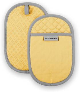 Town & Country 028332693769 Kitchenaid Asteroid Pot Holder 2-pack Set Buttercup Yellow 6.5 Inch X10