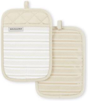 Town & Country Living 028332799645 Albany Pot Holder 2-pack Set Milkshake 7 Inch X10