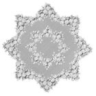 Tr-4200e  Heritage Lace Tea Rose Round Table Topper Ecru 734573053391
