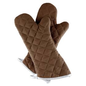 Trademark Global 214904624167 Oven Mitts Set Of 2 Oversized Quilted Mittens Flame And Heat Resistant