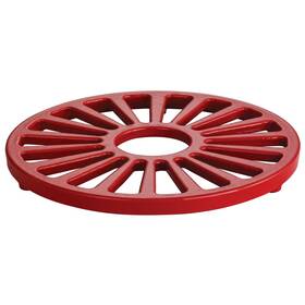 062ds Tramontina 793842489699 80131/062ds Cast Iron Round Trivet 7 Inch Gradated Red