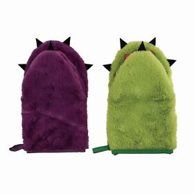 Th00019-2 Transpac Monster Claw Oven Mitt Set Of 2 Assortment
