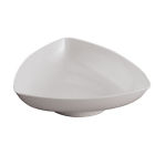 41869w03 Triangular White Dish 2.125 8.375 Aps Abs