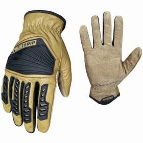 98872-23 True Grip Leather Hybrid Impact Gloves Mens L -