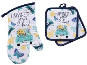 1211l4m300s382727309509 Tthomegoods Butterfly Oven Mitt And Potholders 3pc Kitchen Linen Set Flowers Free Shipping 1211l4m300s382727309509 Tthomegoods Butterfly Oven Mitt And Potholders 3pc Kitchen Linen Set Flowers Free Shipping