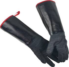 6e-c2o8-av8f Tungtar Turkey Fryer Bbq Gloves Heat Resistant Cooking Size10/xl -14in -932 F Black