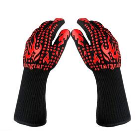 1472 Tungtar 710383801681 Turkey Fryer Bbq Heat Resistant Gloves Cooking Oven 14inch Grill Silicone