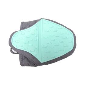 Turbo-roofinds 726084704046 1pcs Fish Shaped Silicone Anti Scald Oven Gloves Kitchen Tray Di