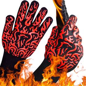 1472 Ubeesize 840322305144 Lengthen Bbq Gloves Eagle F Grill 14 Inch Fireproof Oven Glov