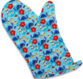 15935 Ukonic Disney Lilo And Stitch Kitchen Oven Mitt Pot Holder Thick Heat-resistant Blue