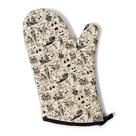 16010 Ukonic Disney Black And White Kitchen Oven Mitt Pot Holder Thick Heat One Size