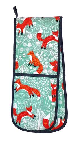7ffx03 Ulster Weavers Double Oven Glove - Heat Resistant 100% Cotton And Polyester M