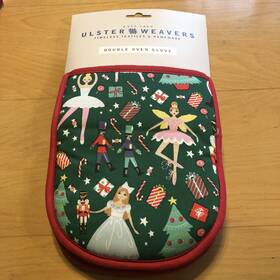 7nkr02 Ulster Weavers Nutcracker Christmas Cotton And Polyester Padded Double Oven Glove
