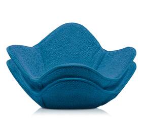 Ulveol 303940826489 Set 2x Light Blue 7 Inch Sq. X 4 H Microwave Polyester Bowl Cloth - Home Kitchen