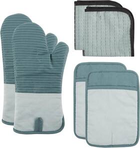 Unbanded 192598234315 Silicone Oven Mitts- Heat Resistant Gloves With Soft Quilted Lining Mitt