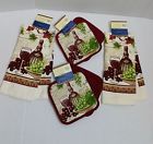 Unbranded Kitchen Helpers Set 4 Pot Holders 2 Hand Towels Colorful Hot Pads Cloth Wipers 639277062116