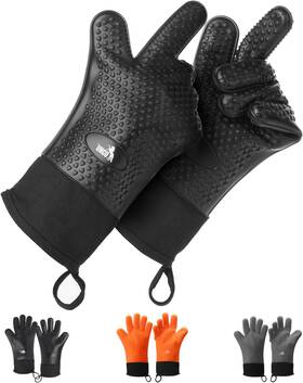 Unco 445054419409 Unco- Grill Gloves Silicone Heat Resistant Oven Bbq Mea