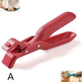 Unique Trendy 1 445009657627 Anti-scald Clip Silicone Kitchen Anti Scald Plate Bowl Dish Pot Holder Anti-hot