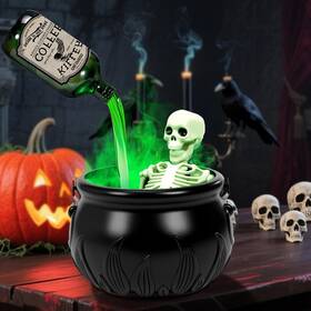 Zs001 Uoklok Halloween Decorations Indoor - Decor With Magic Floating Potion Medium Black