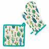 Urb19243 Boston International Cotton Oven Mitt And Pot Holder 704266048430