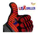 Usa Griller Cooking Gloves 932 F Extreme Heat Resistant Free Recipes Oven 636684999622