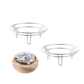 Utysty 749877660305 2 Pack Wok Pan Holder Hot Stirfry Pans Wire Rack Steamer Dish Base Serving Stand