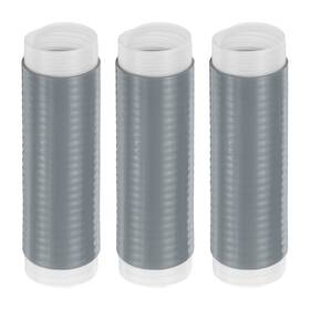 Uxcell 636939636203 3pcs Silicone Pan Handle Sleeve Heat Resistant Potholder Cover Grey S